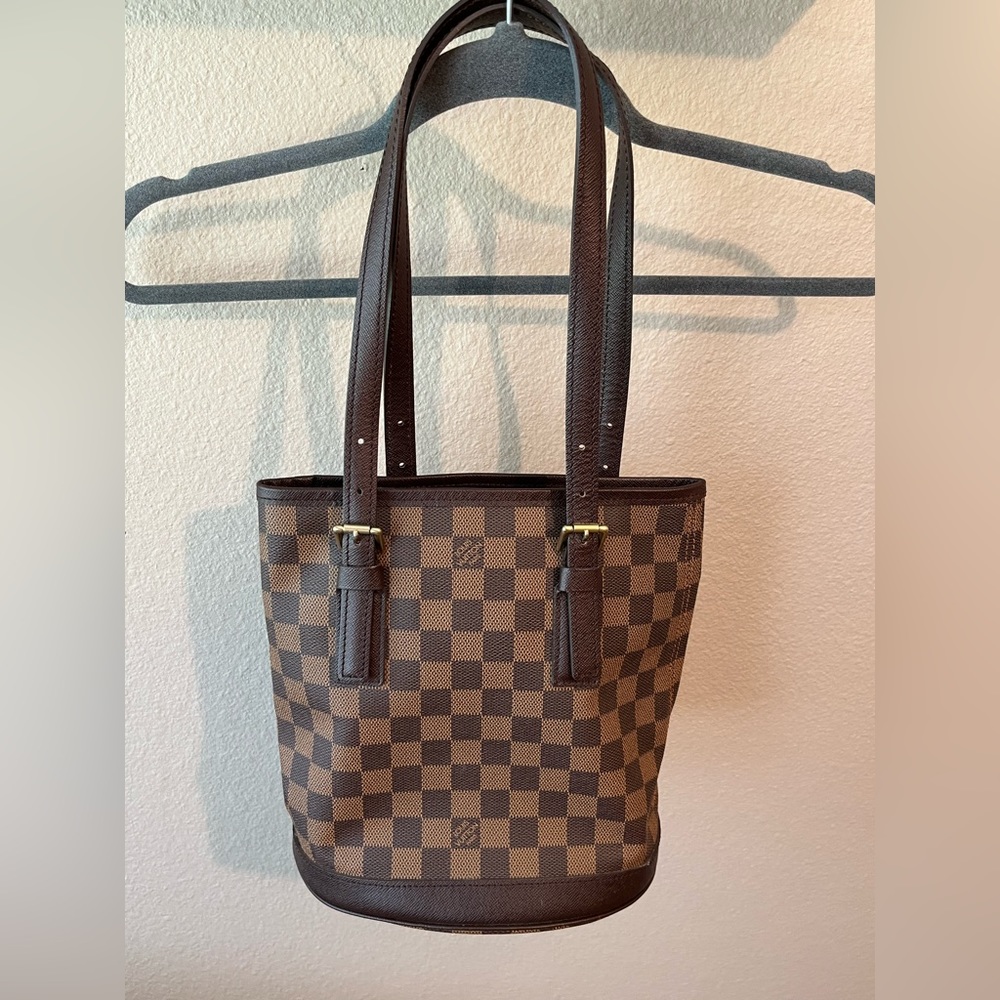 Vintage Louis Vuitton Damier Ebene canvas handbag